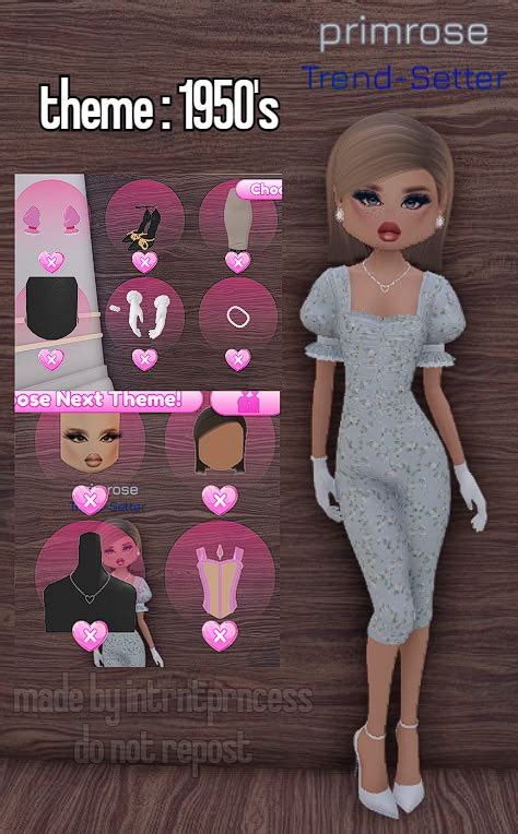 1950s dti|50s Theme Dress to Impress .